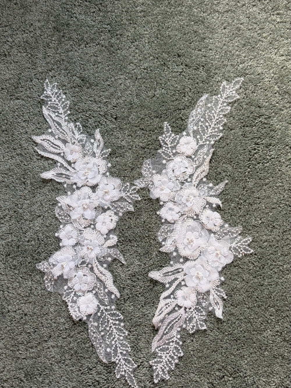 Bridal Ivory Lace Straps